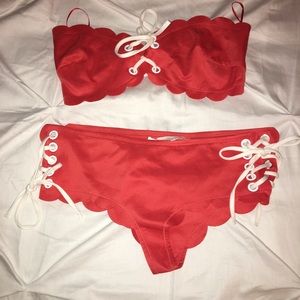 BRAND NEW red bathing suit